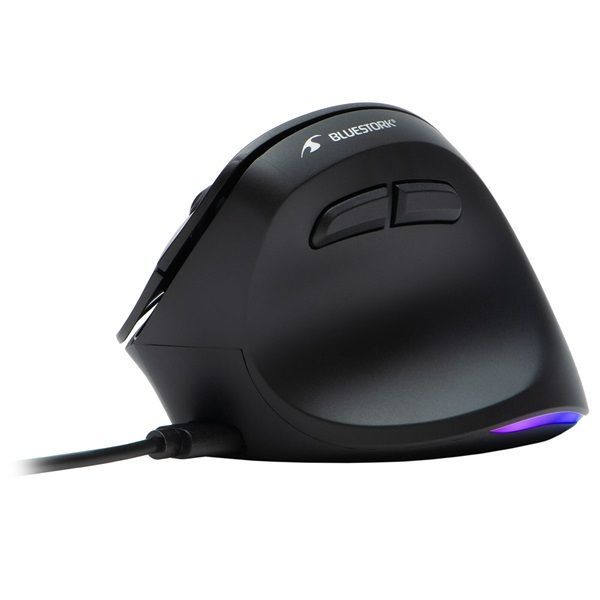 Bluestork M-WL-ERGO-LUMI Wireless Mouse Black