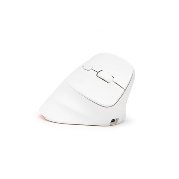 Bluestork M-WL-ERGO-LUMI-W Wireless Mouse White