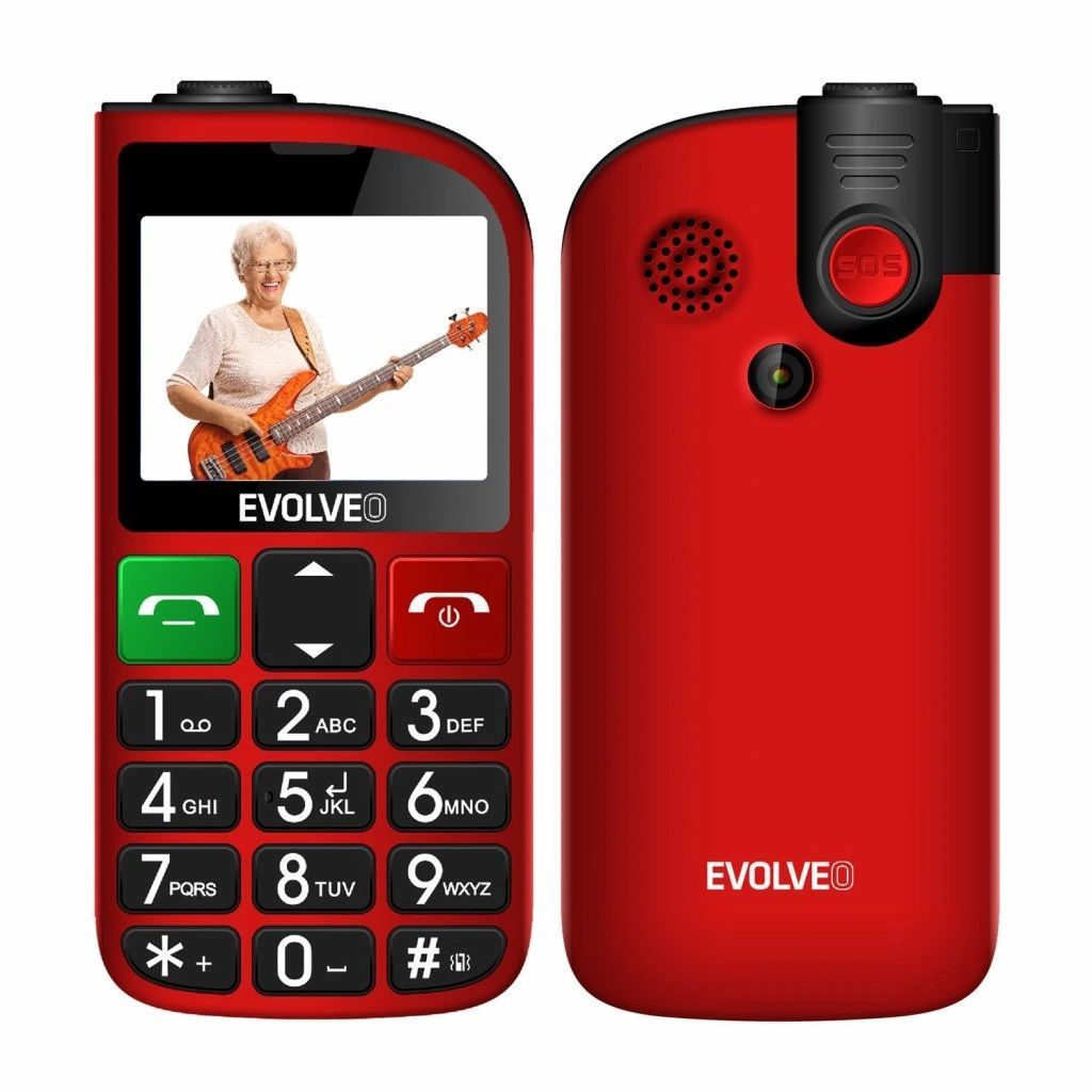 Evolveo EasyPhone EP-801 FL DualSIM Red