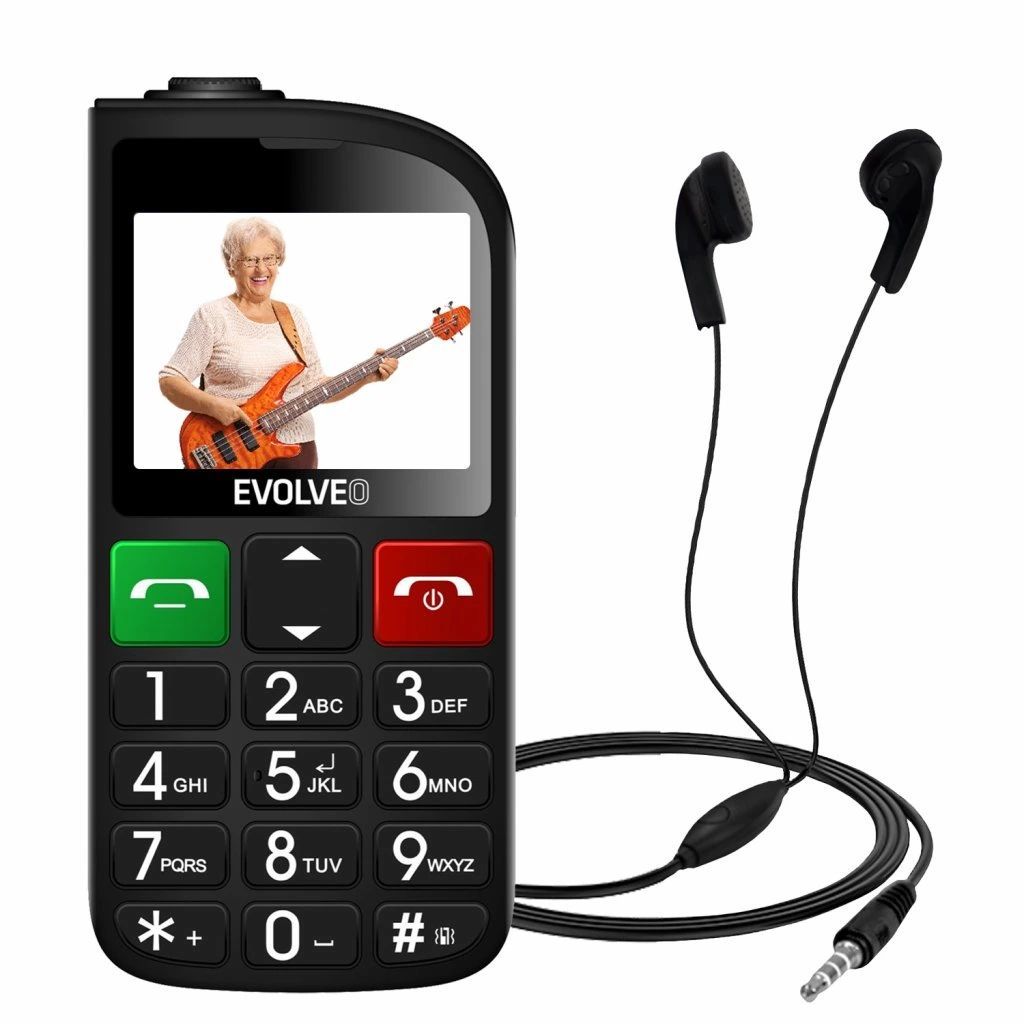 Evolveo EasyPhone EP-801 FL DualSIM Black