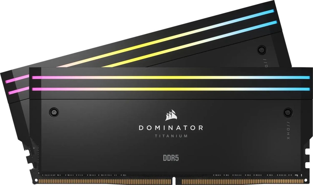 Corsair 64GB DDR5 6400MHz Kit(2x32GB) Dominator Titanium RGB Black