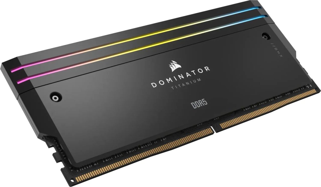 Corsair 64GB DDR5 6400MHz Kit(2x32GB) Dominator Titanium RGB Black