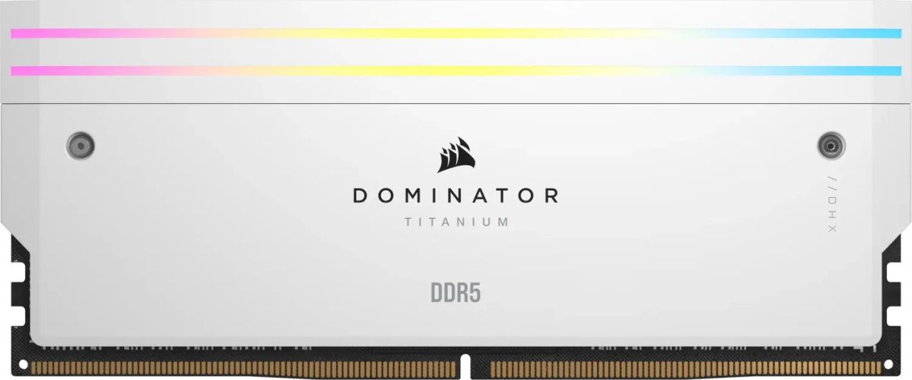 Corsair 64GB DDR5 6000MHz Kit(2x32GB) Dominator Titanium RGB White