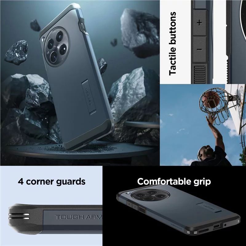 Spigen Tough Armor OnePlus 12 Metal Slate