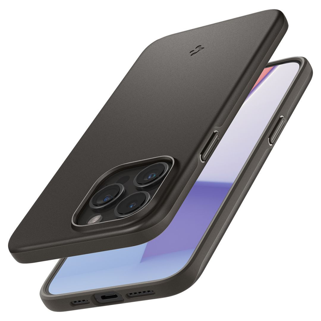 Spigen iPhone 15 Pro Case Thin Fit Gunmetal