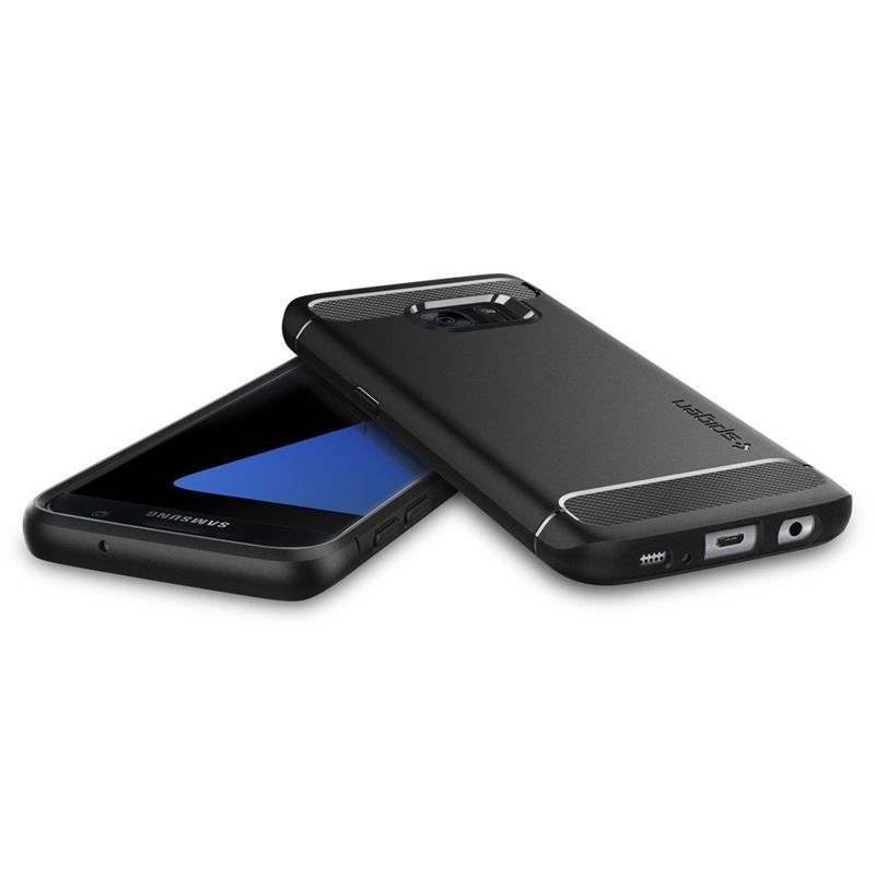 Spigen Rugged Armor, black - Galaxy S7