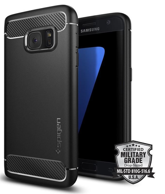 Spigen Rugged Armor, black - Galaxy S7