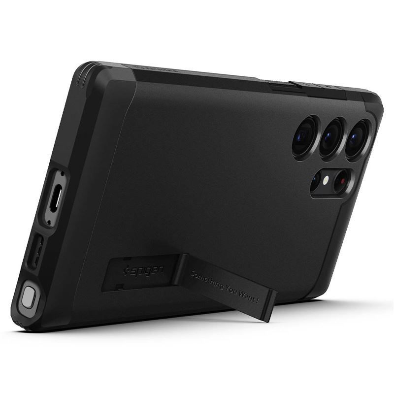 Spigen Tough Armor, black - Samsung Galaxy S23 Ultra