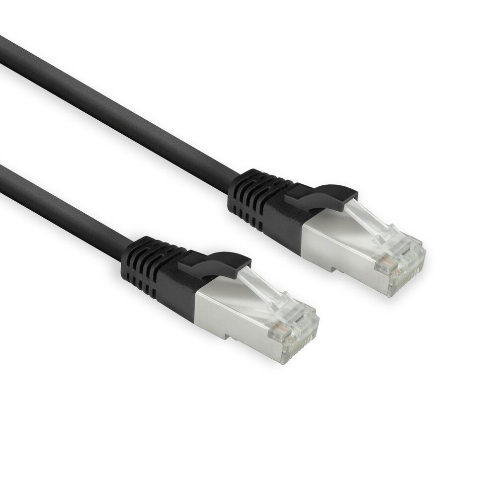 ACT CAT8 U-FTP Patch Cable 2m Black