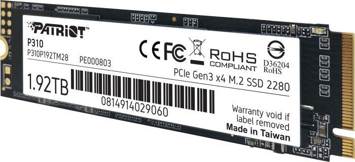 Patriot 1,92TB M.2 2280 NVMe P310