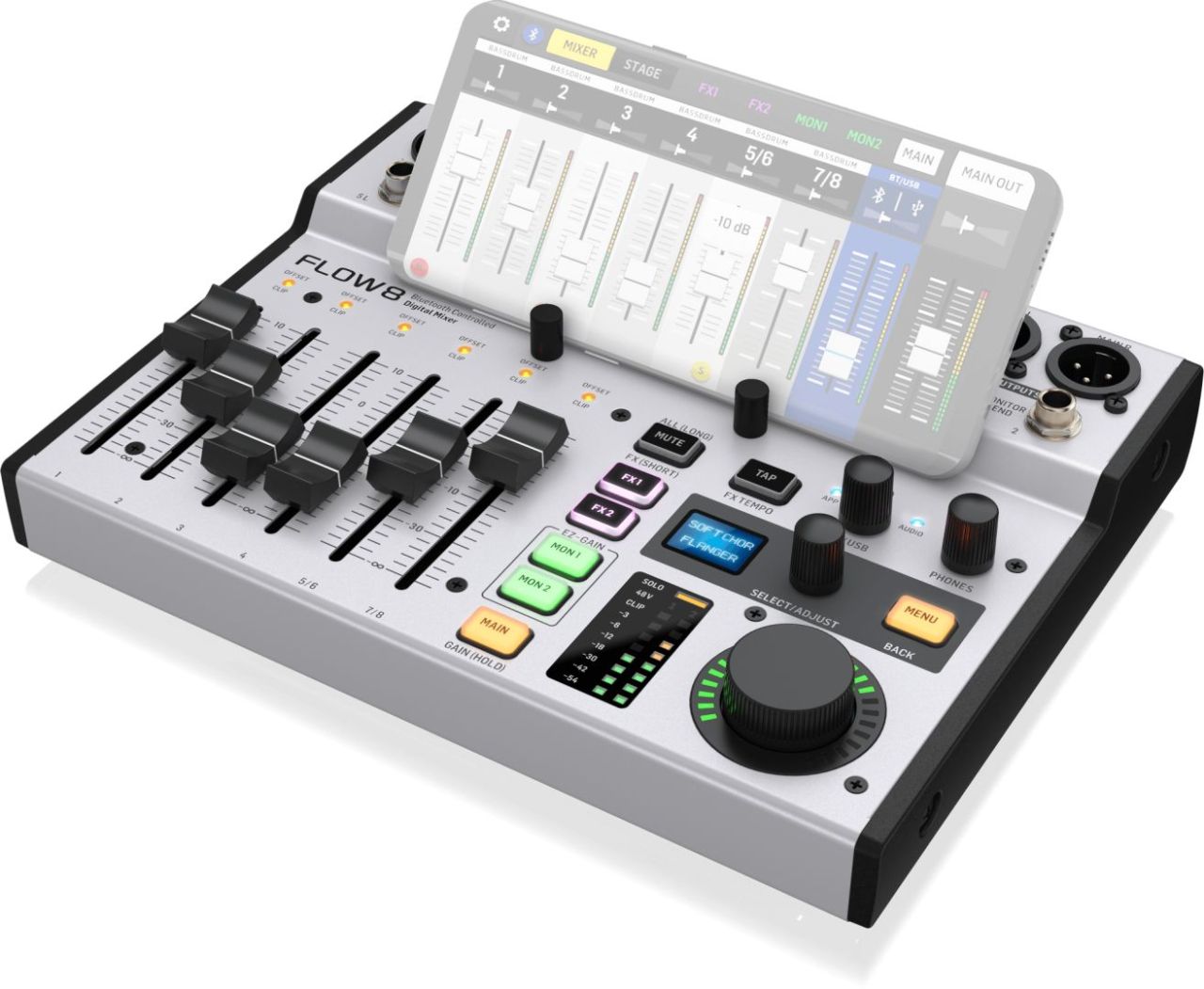 Behringer FLOW 8 Keverőpult Silver