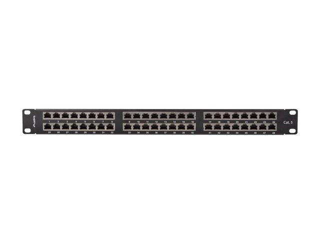 Lanberg 48-port Patch Panel 1U Black