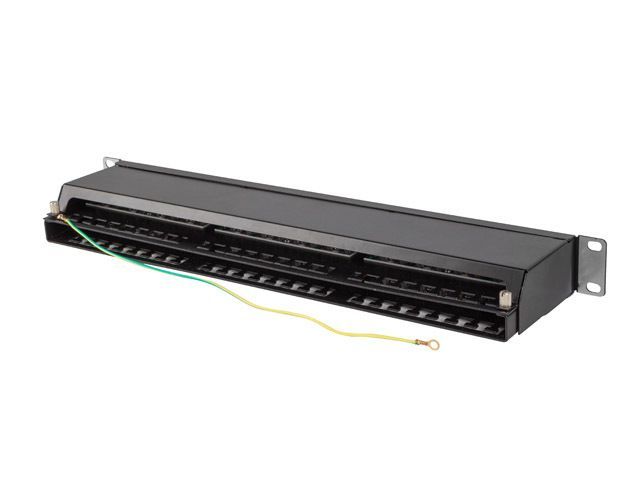 Lanberg 48-port Patch Panel 1U Black