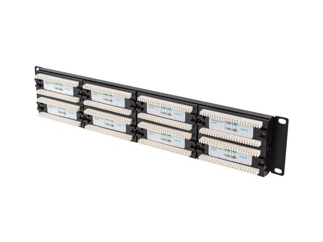 Lanberg 48-port Patch Panel 2U Black