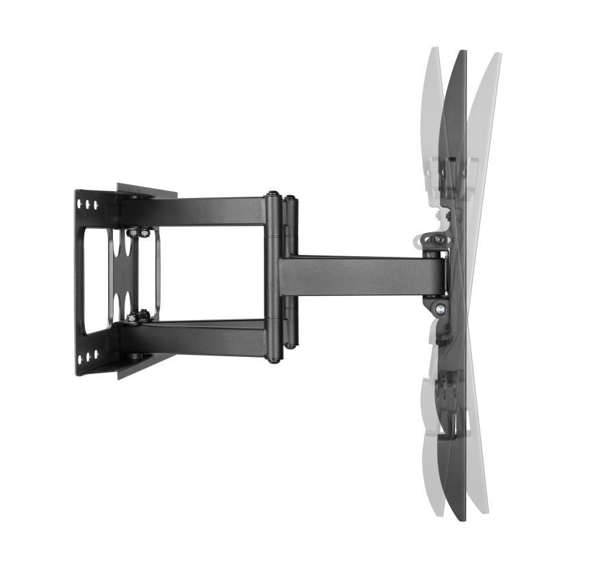 EQuip 37"-80" Full Motion TV Wall Mount Bracket Black