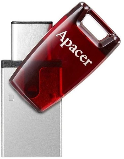 Apacer 64GB AH180 USB3.2 Red/Silver