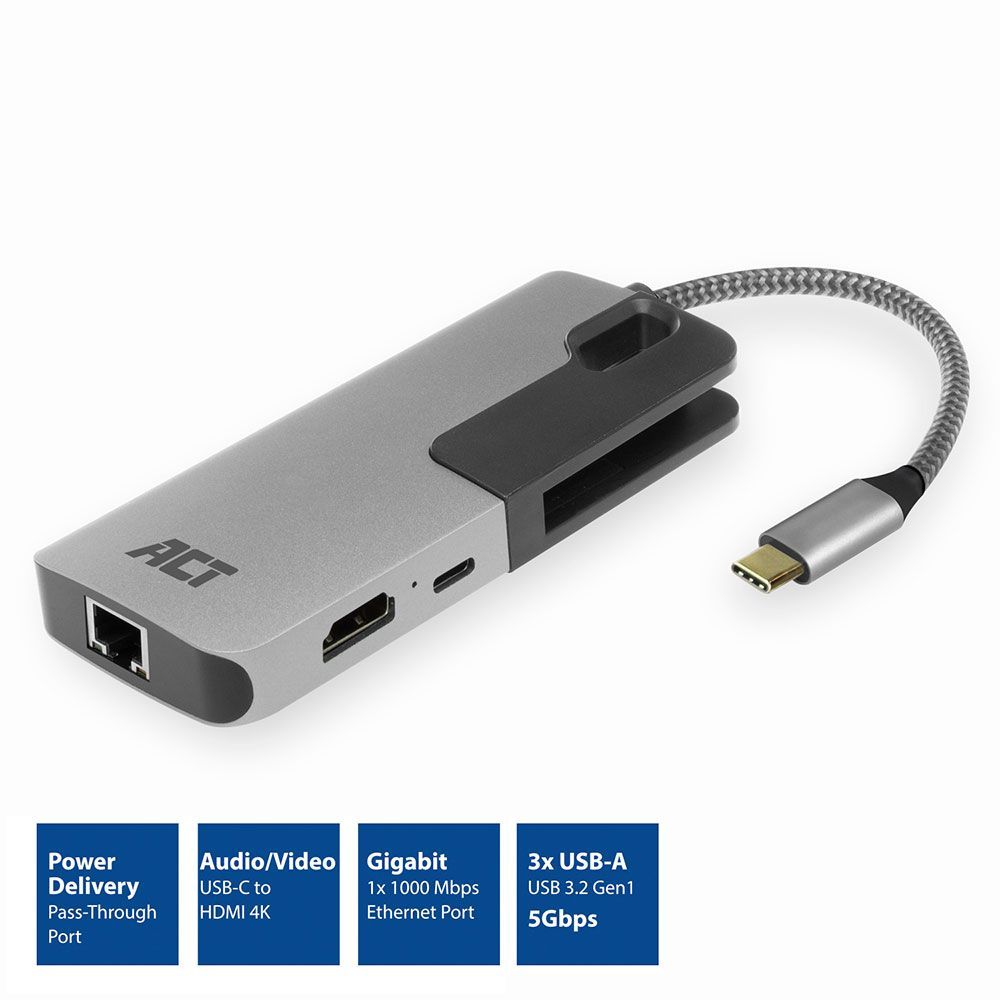 ACT AC7042 USB-C 4K Multiport Dock