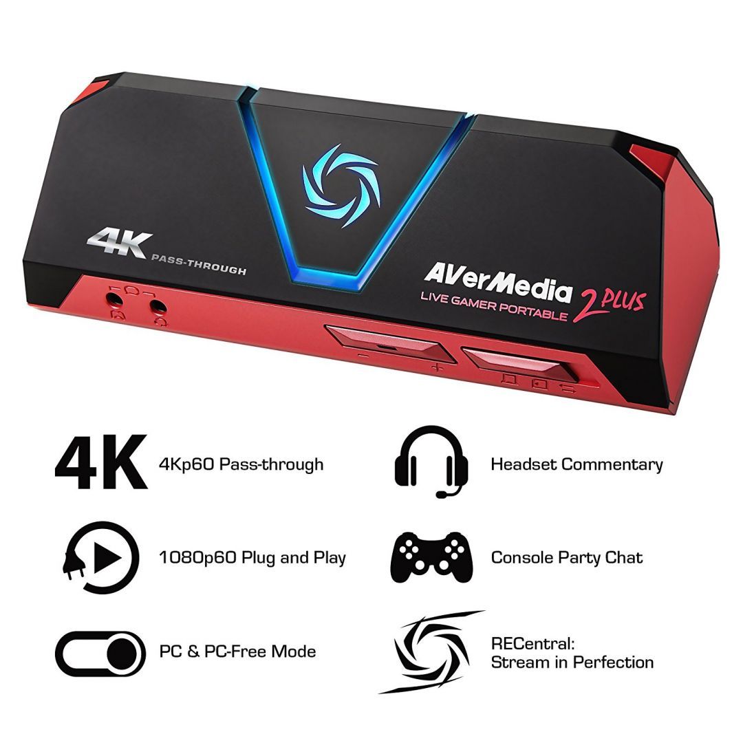 AverMedia GC513 Live Gamer Portable 2 Plus Capture Box USB Video Grabber