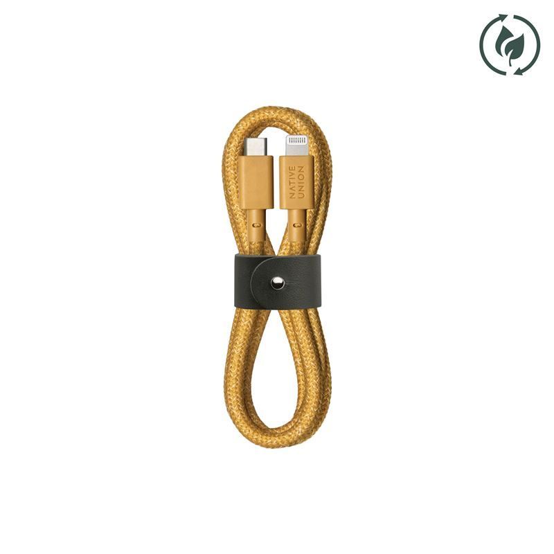 Native Union Belt Cable (USB-C – Lightning) 1.2m, kraft