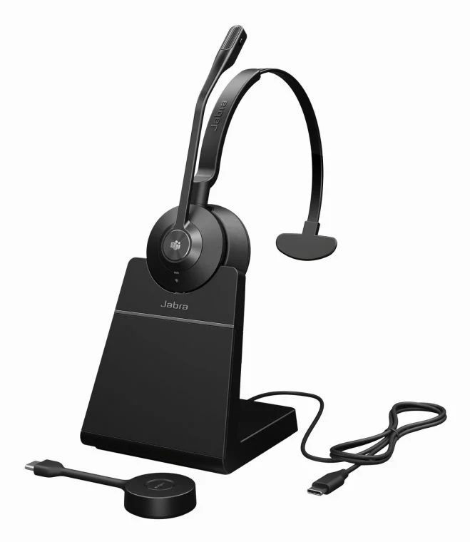 Jabra Engage 55 SE MS Mono USB-C DECT Headset with Stand Black