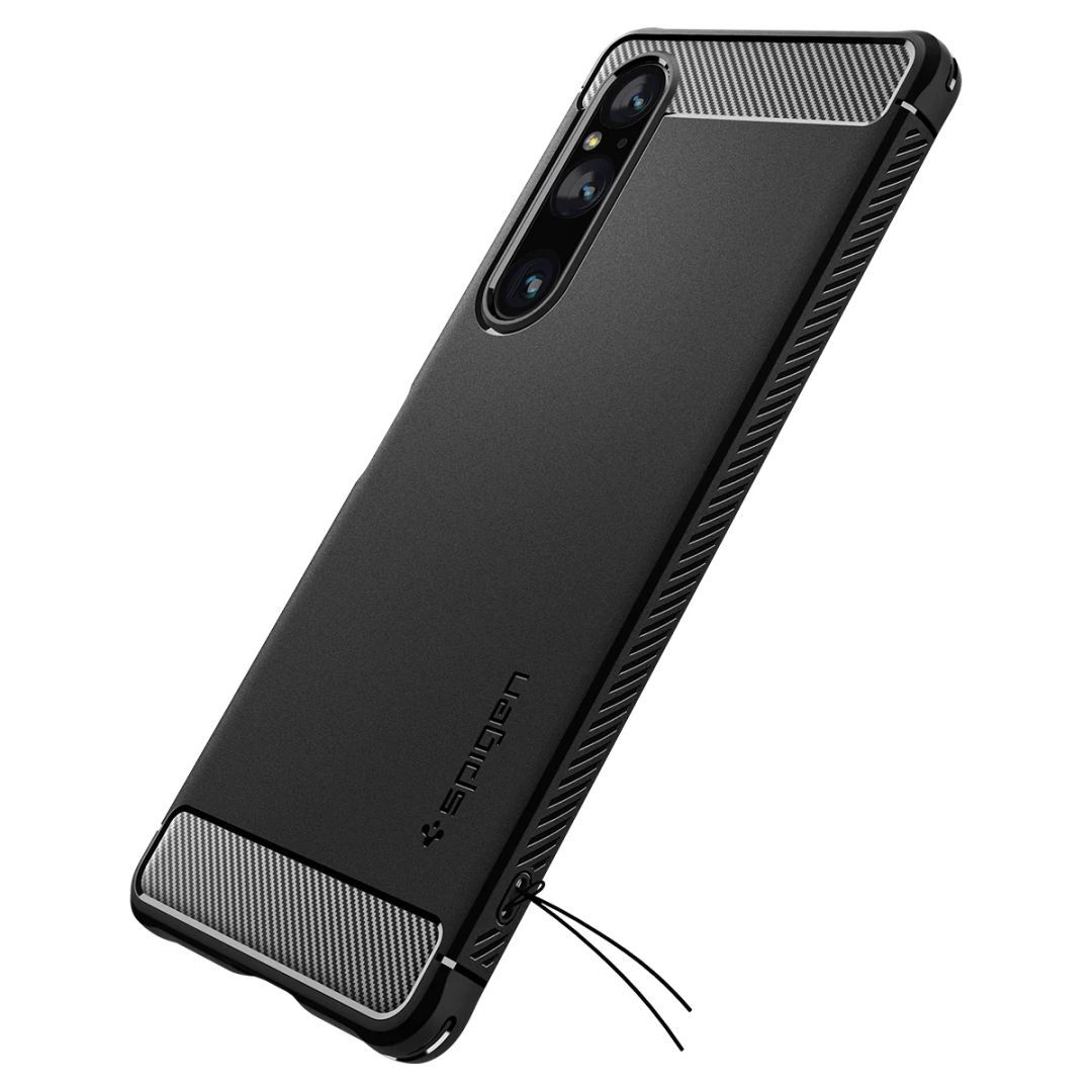 Spigen Sony Xperia 1 V Case Rugged Armor Black