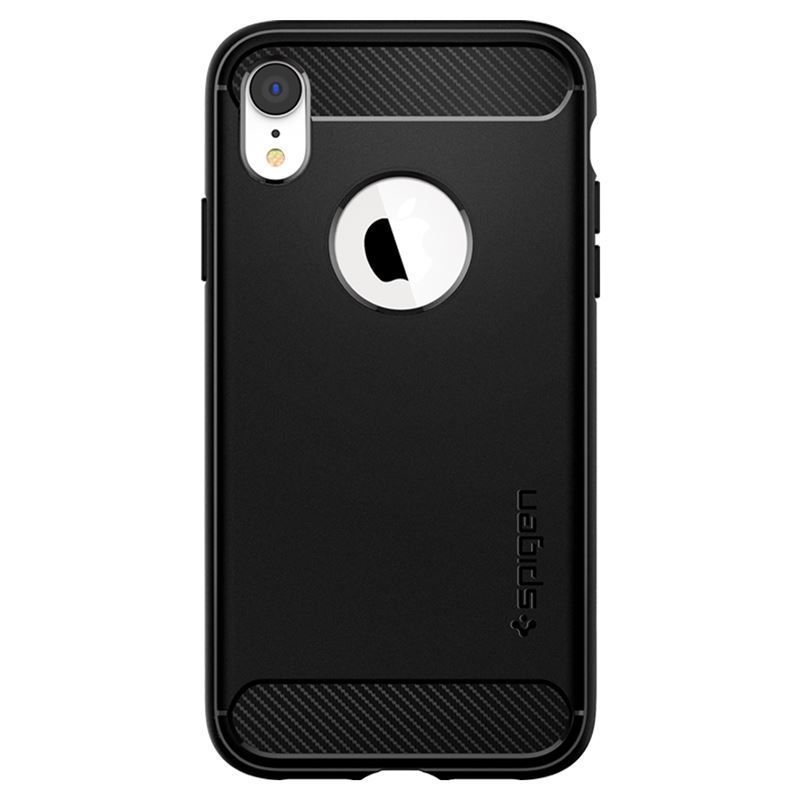 Spigen Rugged Armor, black - iPhone XR