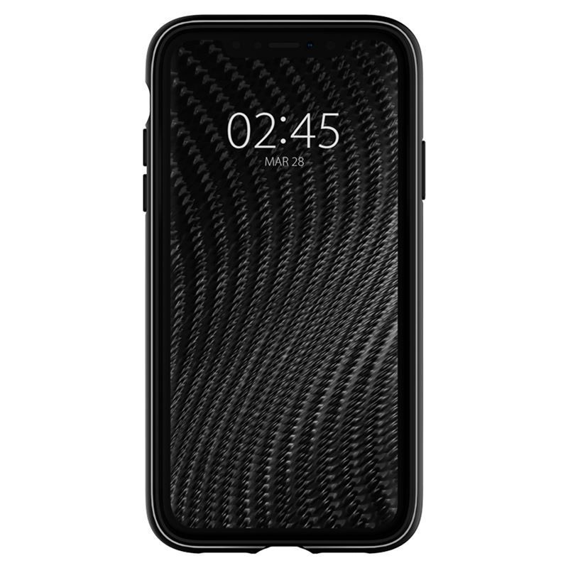 Spigen Rugged Armor, black - iPhone XR