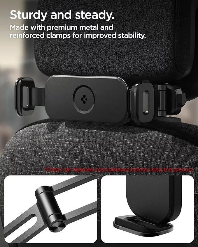 Spigen OneTap Universal Car Mount for Tablet (headrest) Black