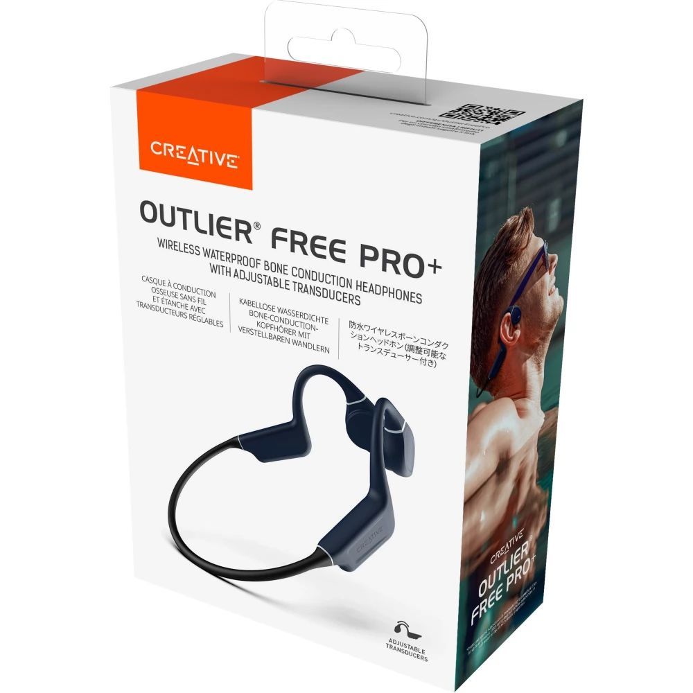 Creative Outlier Free Pro+ Bone Conduction Bluetooth Headset Blue