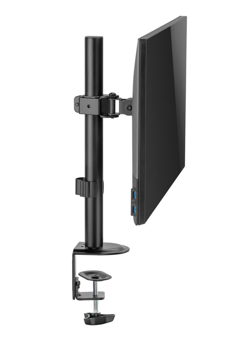 Gembird MA-D1-02 Desk mounted single monitor arm 17”-32” Black