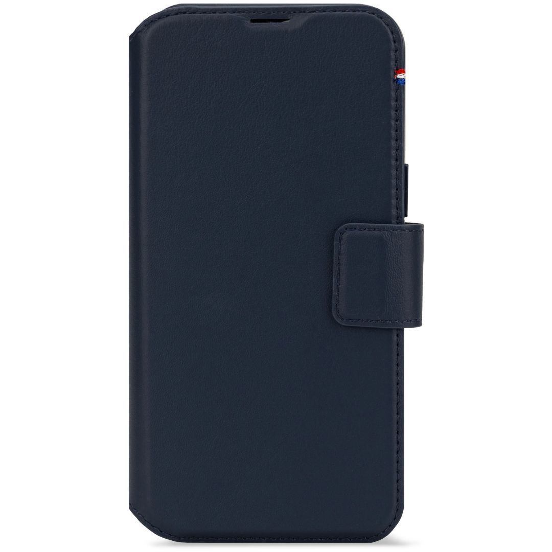 Decoded Leather Detachable Wallet iPhone 16 Pro Navy Blue