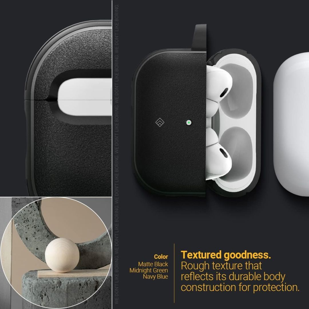 Spigen Caseology Vault AirPods Pro (2nd Gen) Matte Black