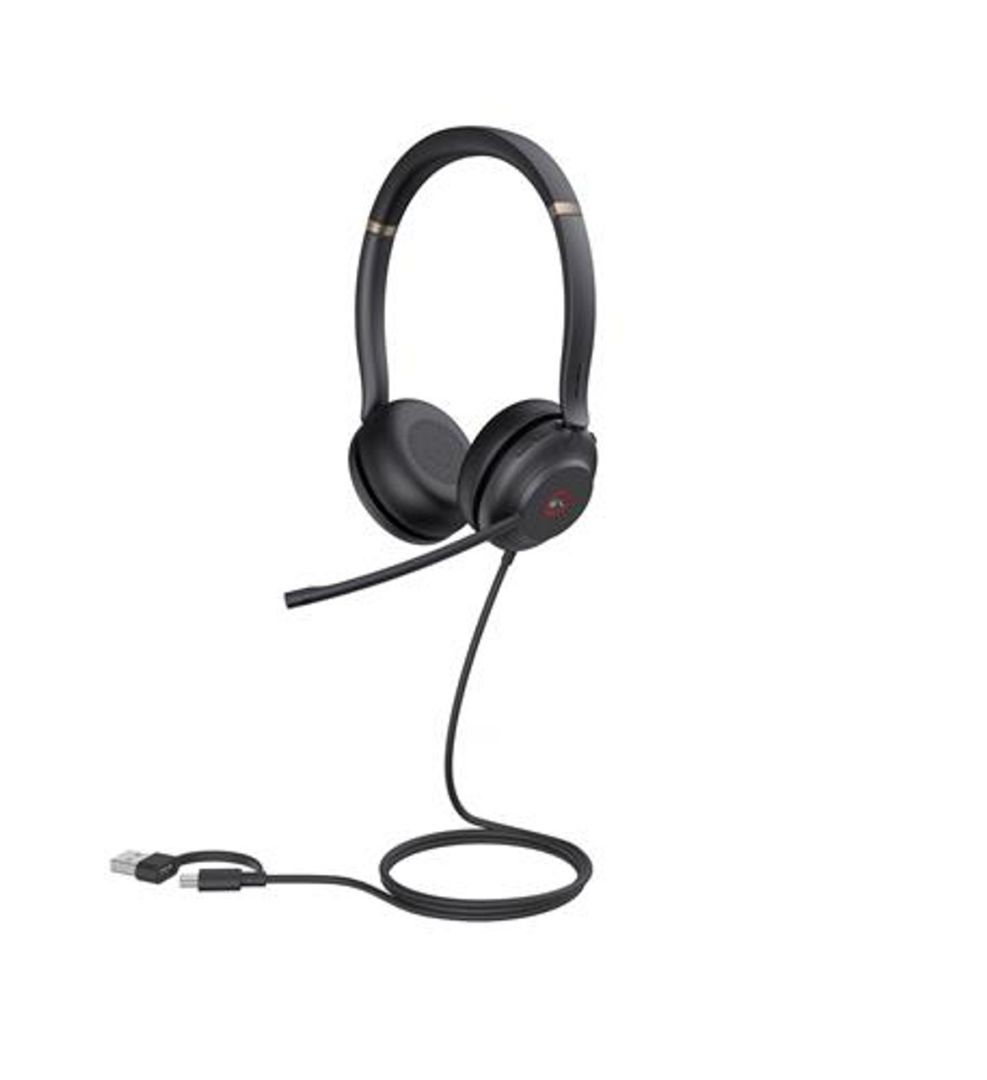 Yealink UH37 Dual Teams USB-C/A Headset Black