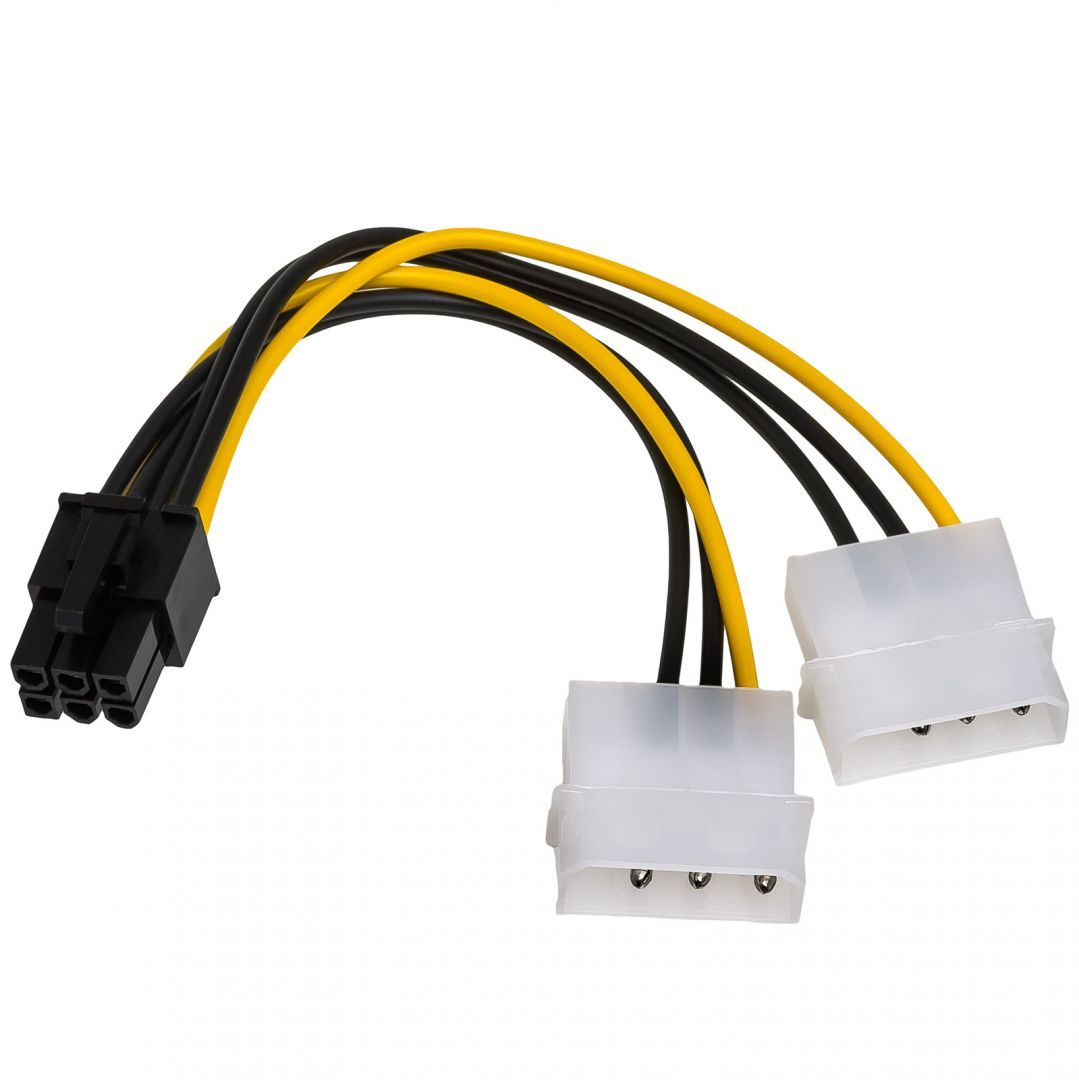 Akyga AK-CA-13 2x Molex/PCI-Express 6-pin Adapter