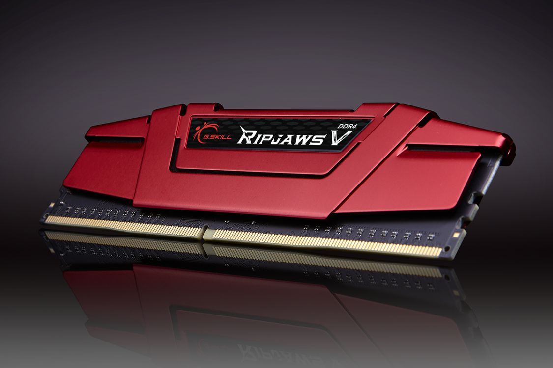 G.SKILL 16GB DDR4 2133MHz Kit(2x8GB) RipjawsV Red