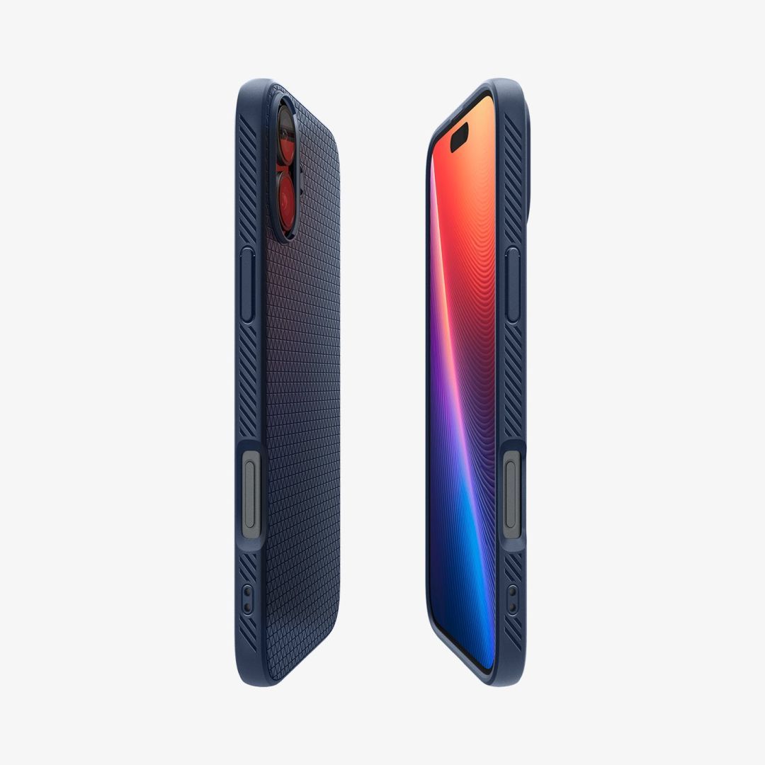 Spigen Liquid Air iPhone 16 Navy Blue