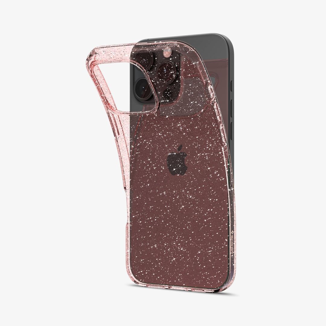 Spigen Liquid Crystal Glitter iPhone 16 Pro Rose Quartz