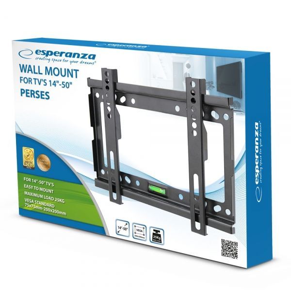 Esperanza ERW013 Perses TV Wall mount 14"-50" Black