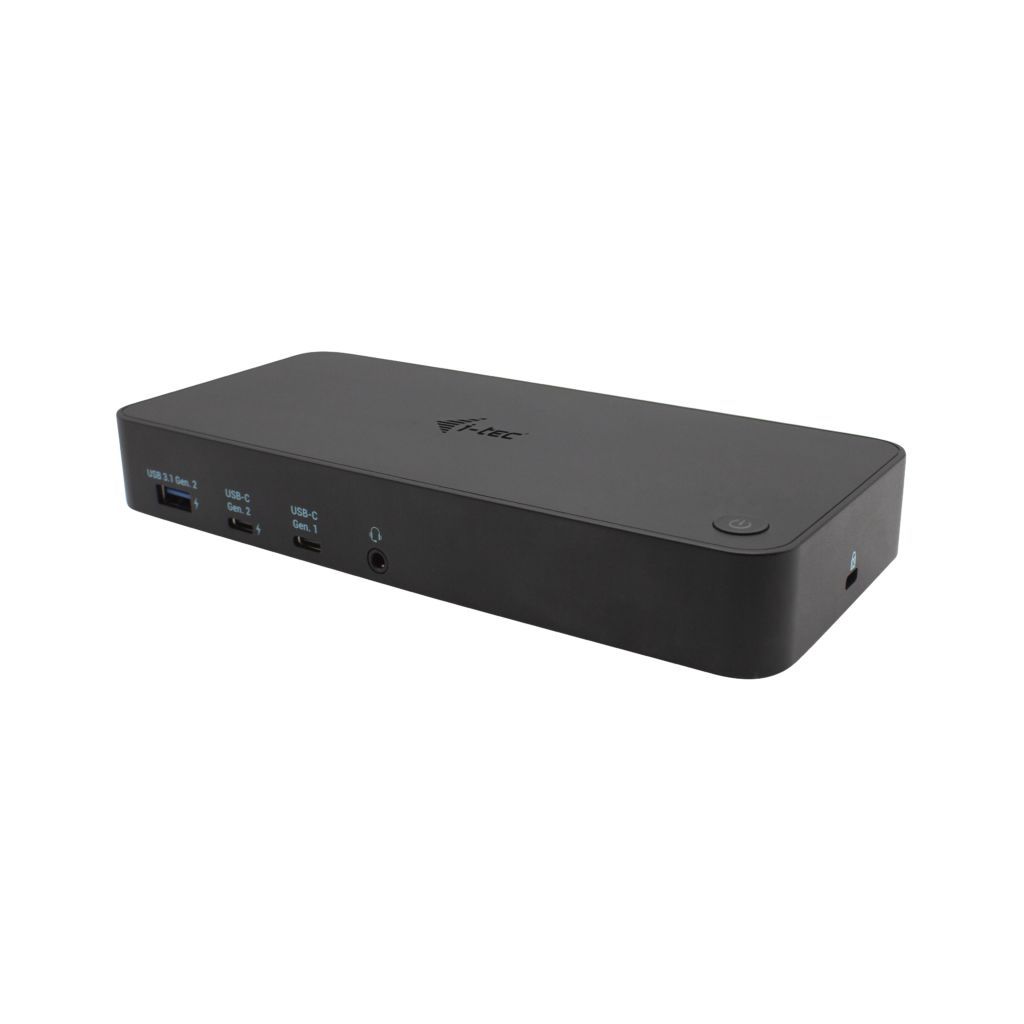 I-TEC USB 3.0 / USB-C Thunderbolt 3x 4K Docking Station Power Delivery 100W Black