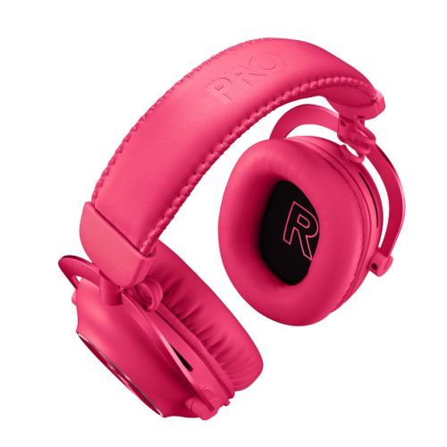 Logitech Pro X 2 Lightspeed Wireless Bluetooth Gaming Headset Magenta