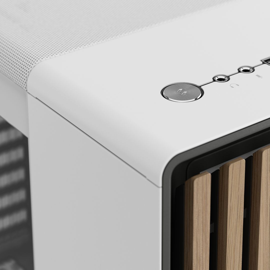 Fractal Design North TGC Chalk White