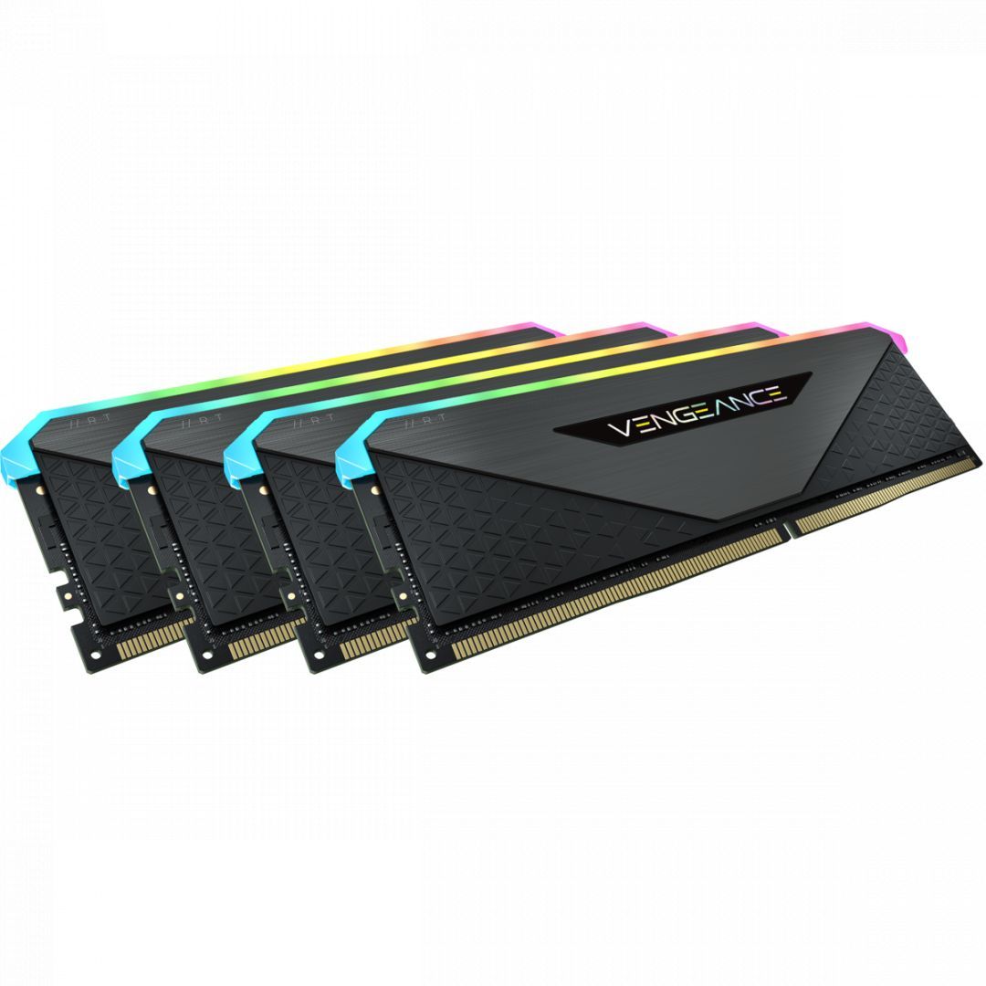 Corsair 32GB DDR4 3600MHz Kit(4x8GB) Vengeance RGB RT Black