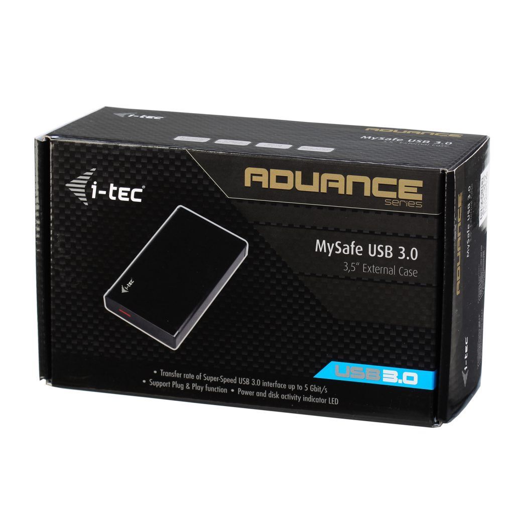 I-TEC MySafe Advance 3,5" USB 3.0 Black