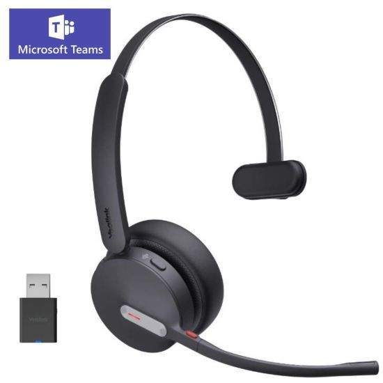 Yealink WH64 Hybrid Mono Teams Bluetooth/DECT Headset Black