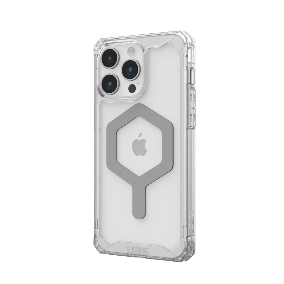 UAG Plyo case for MagSafe iPhone 15 Pro Max Ice/Silver