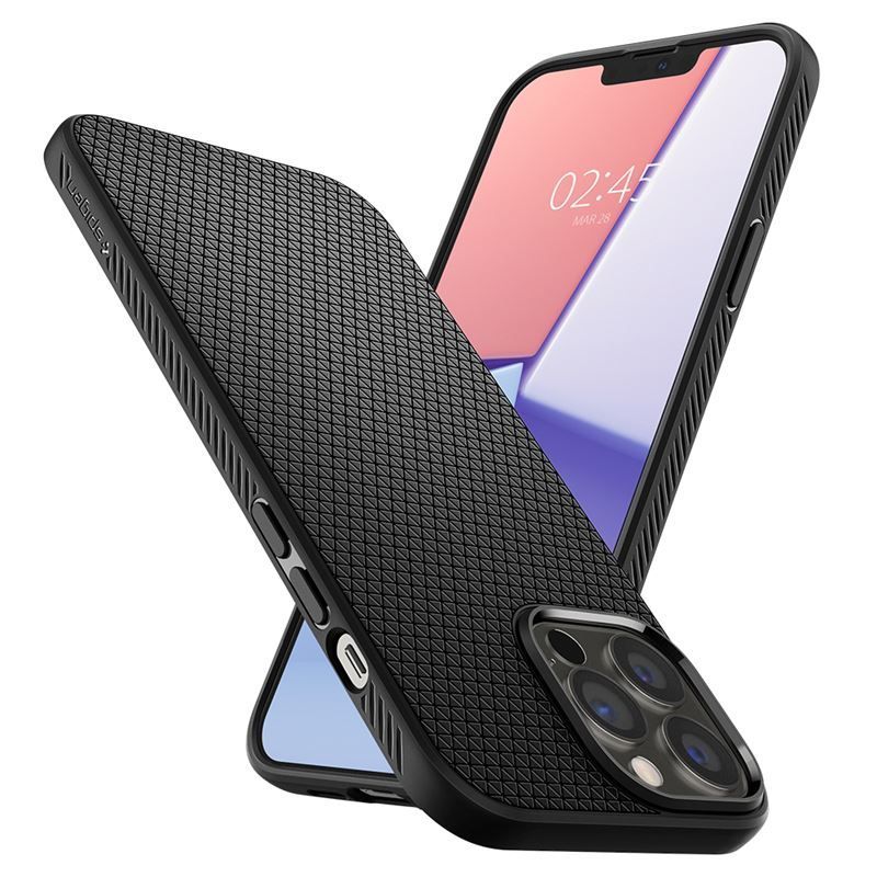 Spigen Liquid Air, matte black - iPhone 13 Pro