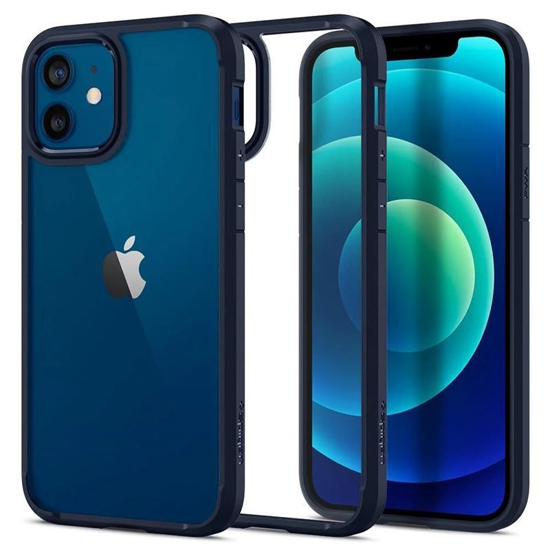 Spigen Ultra Hybrid, navy blue - iPhone 12/iPhone 12 Pro