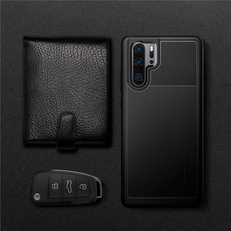 Spigen Rugged Armor, black - Huawei P30 Pro