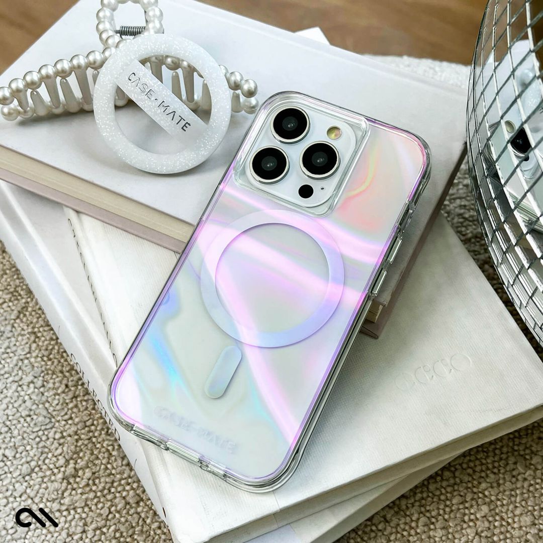 Case-Mate iPhone 15 Pro Max case Soap Bubble MagSafe