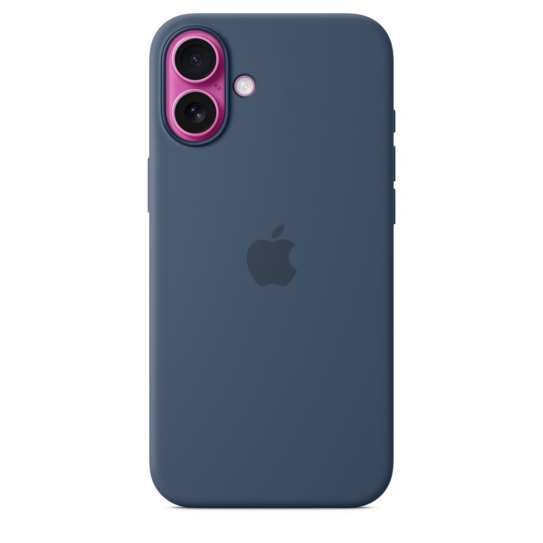 Apple iPhone 16 Plus Silicone Case with MagSafe Denim